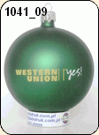 bombka z nadrukiem WESTERN UNION